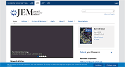 Desktop Screenshot of jem.rupress.org